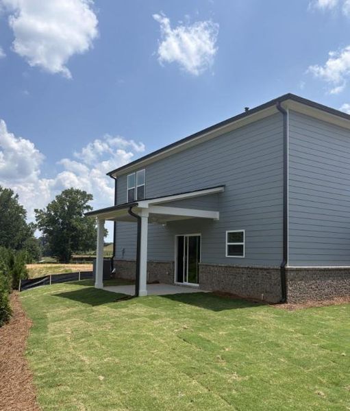 Exterior details and patio area of a home in Apalachee Hills, Bethlehem (Image 2). Exterior details and patio area of a home in Apalachee Hills, Bethlehem (Image 2).