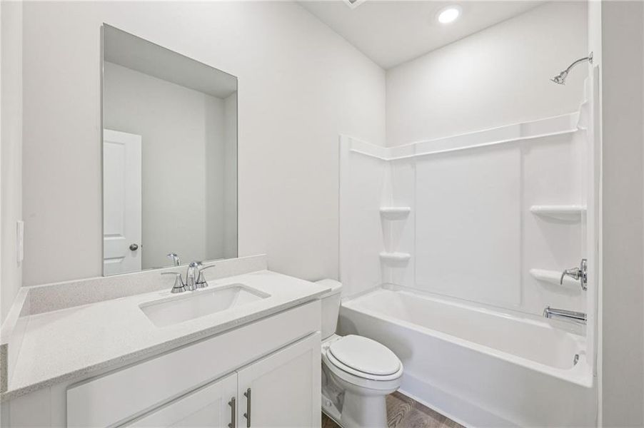 Furnished interior view inside a new home in Hawthorne Station, College Park (Image 16).