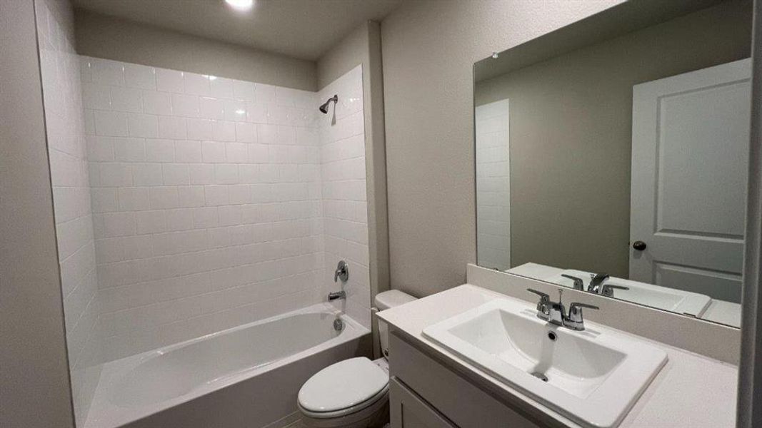 Furnished interior view inside a new home in Rosewood at Beltmill, Fort Worth (Image 4).