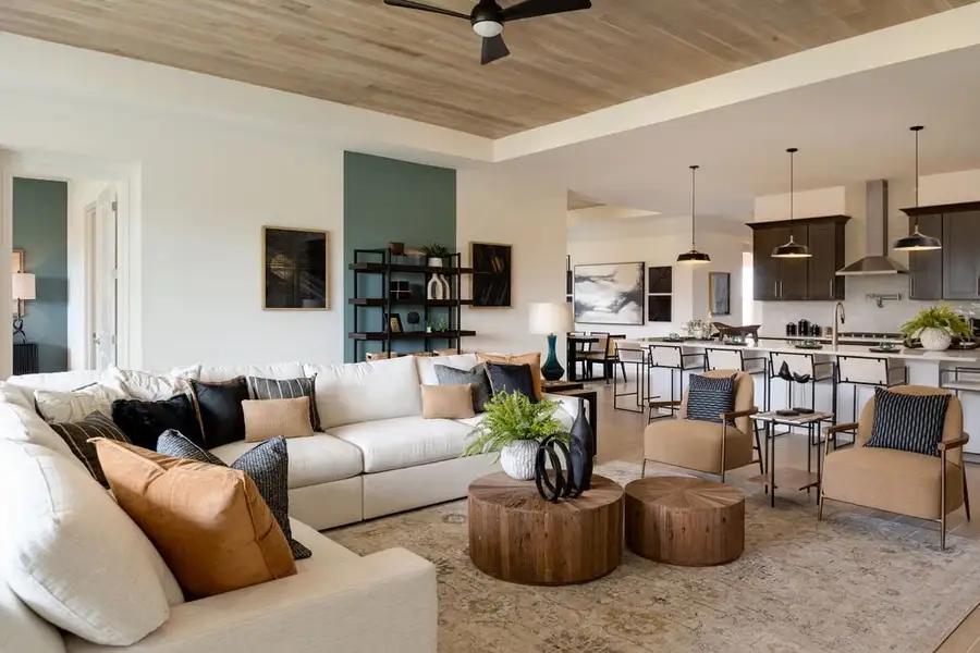 Representative furnished interior of a home built from the Patagonia by Park Square Residential in The Sanctuary at Seaire, Parrish (Image 7).