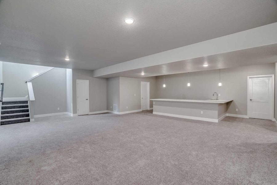 The Pinebrook - Finished Basement