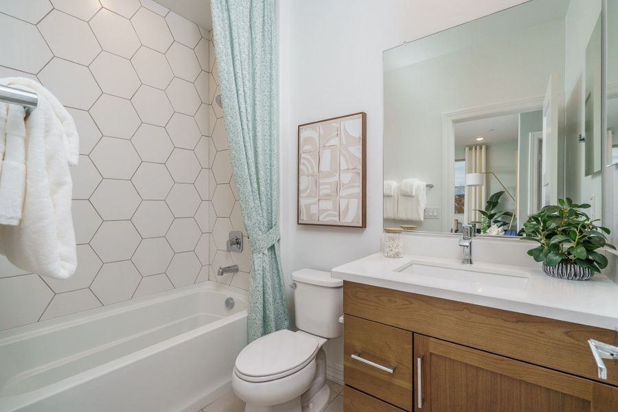 Furnished interior view inside a new home in The Ridge at Sienna Hills, Buckeye (Image 8).
