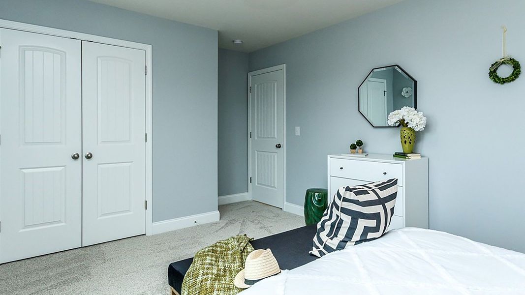 Furnished interior view inside a new home in Station Pointe, Angier (Image 27).