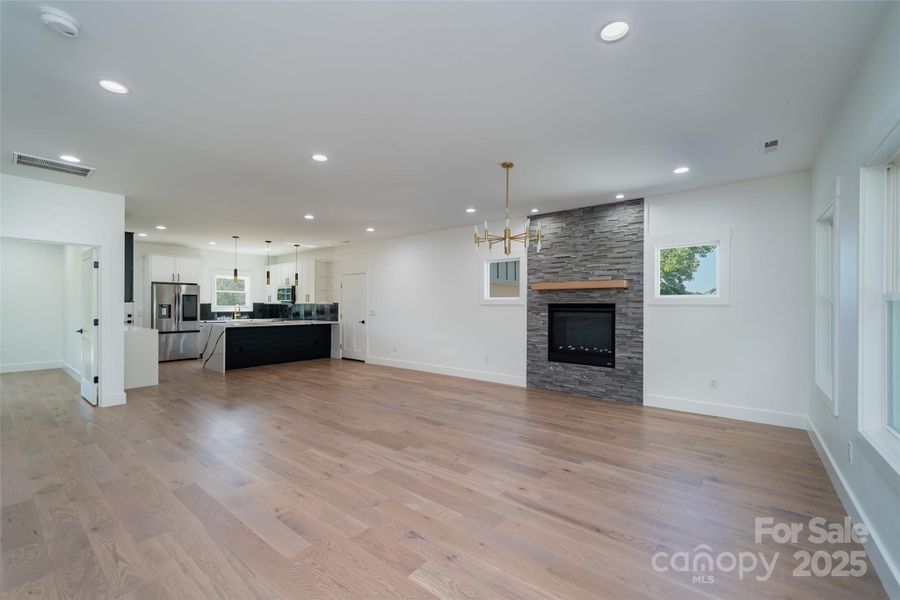 Gas Remote Controlled Fireplace