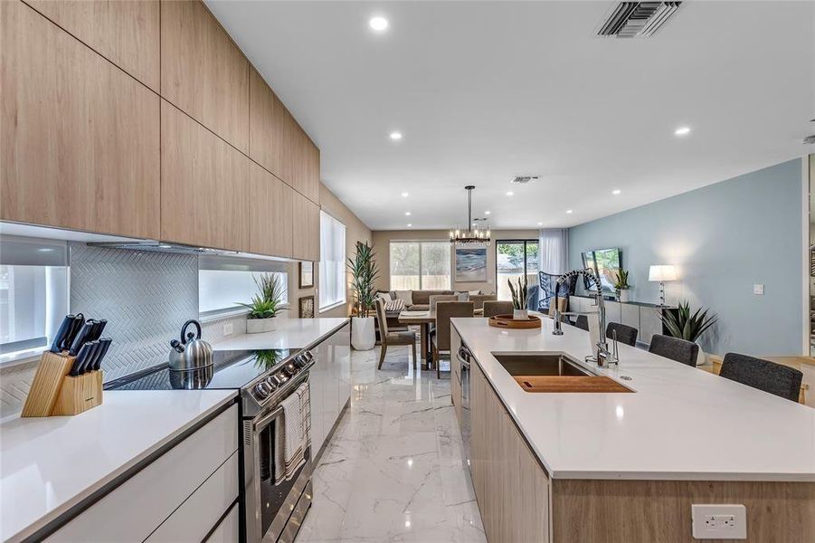 Furnished interior view inside a new home in , Fort Lauderdale (Image 18).