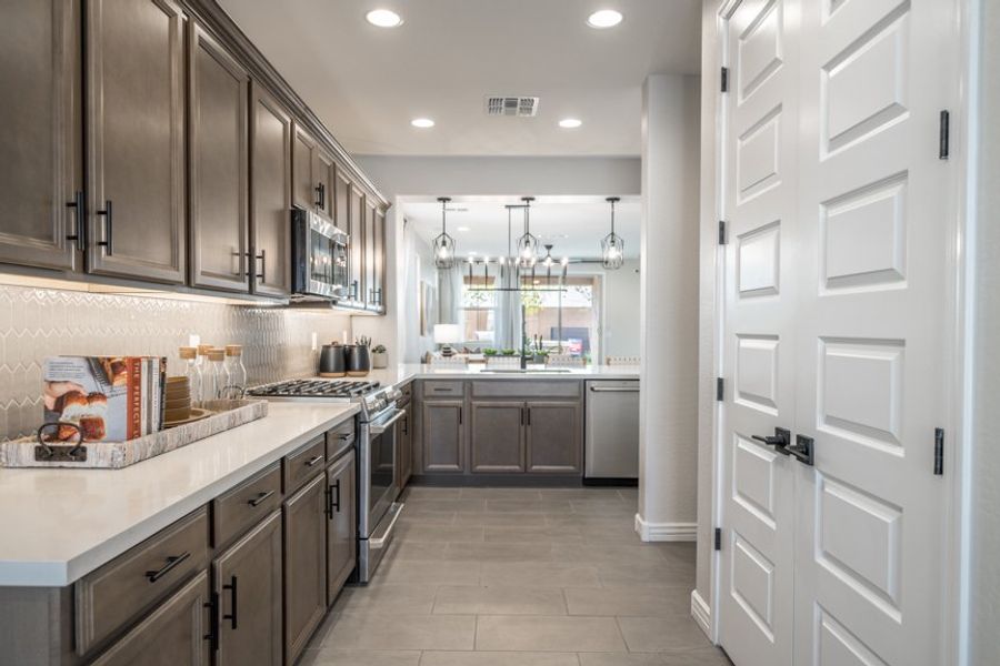 Furnished interior view inside a new home in Hawes Crossing, Mesa (Image 5).