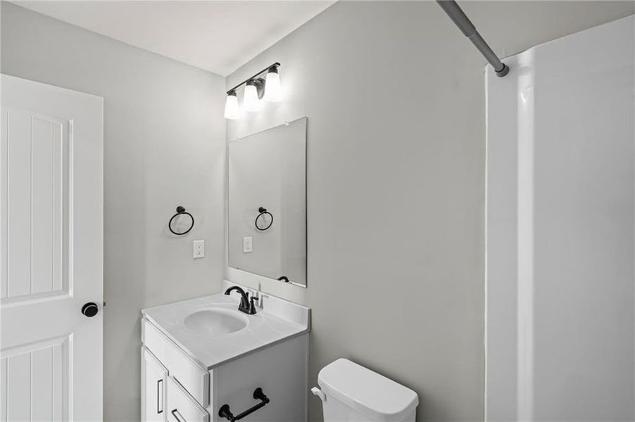 Furnished interior view inside a new home in Villas at Gold Creek, Dawsonville (Image 9). Furnished interior view inside a new home in Villas at Gold Creek, Dawsonville (Image 9).