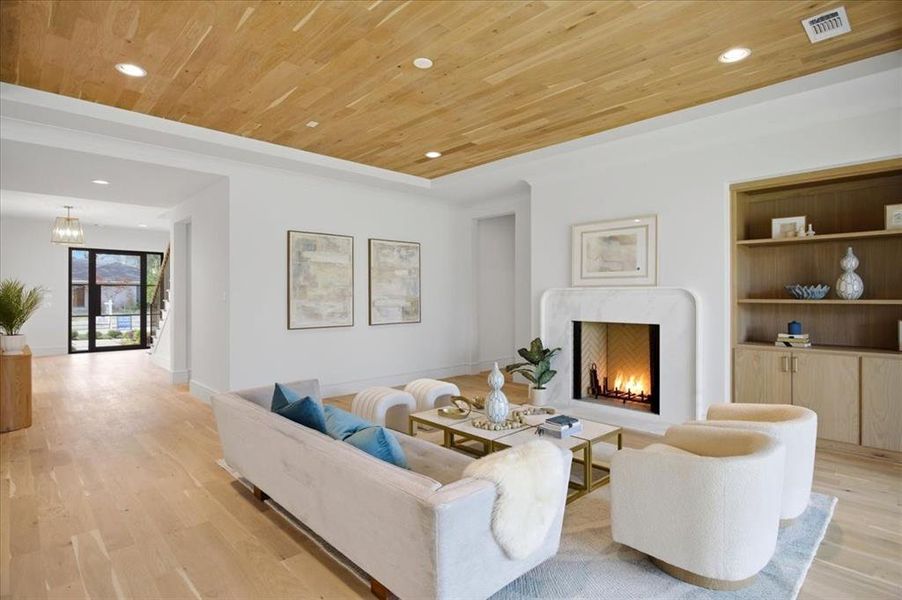 Furnished interior view inside a new home in , Dallas (Image 7).