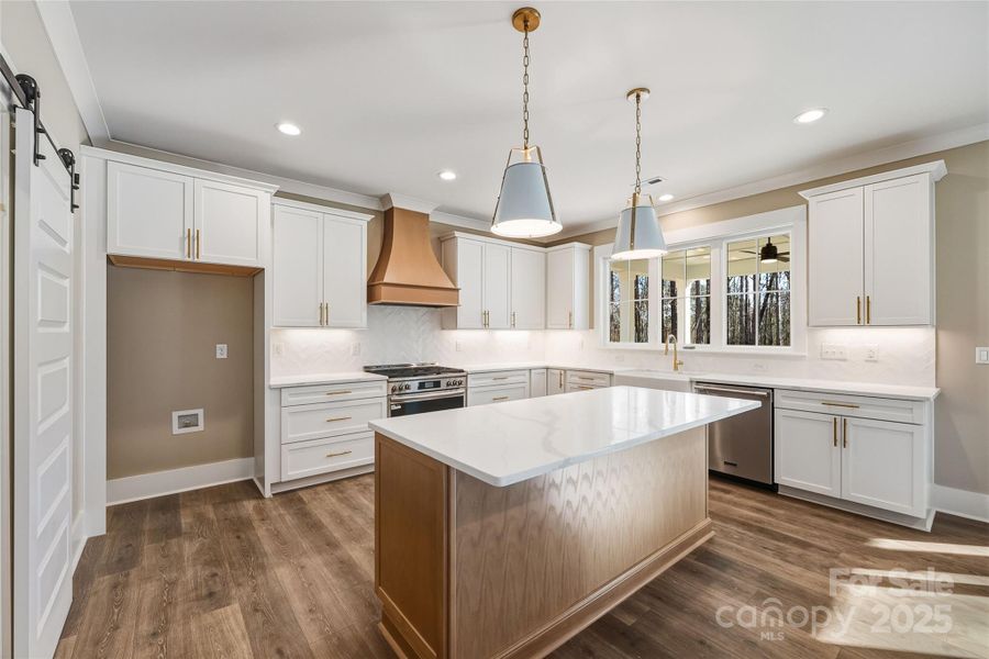 Furnished interior view inside a new home in , Wingate (Image 14).