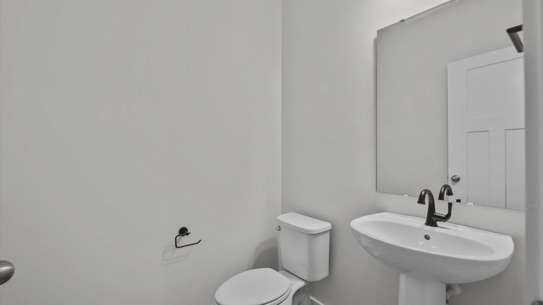 Representative furnished interior of a home built from the Jasmine by DRB Homes in Pleasant Falls, Moore (Image 9).