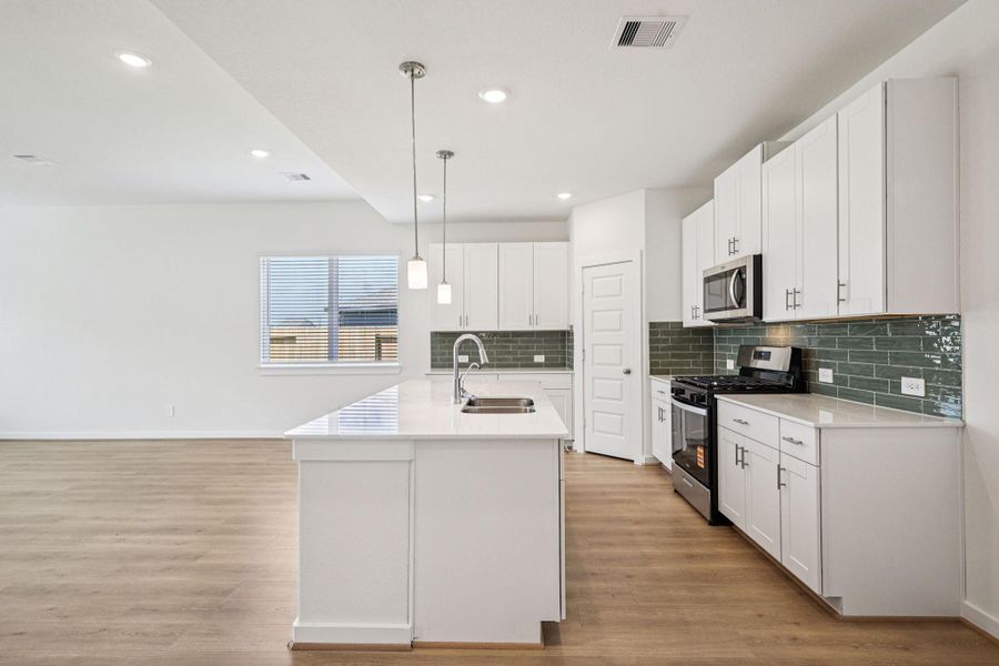 Photo is not of the actual home, but is an inspirational photo of builder’s model home and may depict options, furnishings, and/or decorator features that are not included