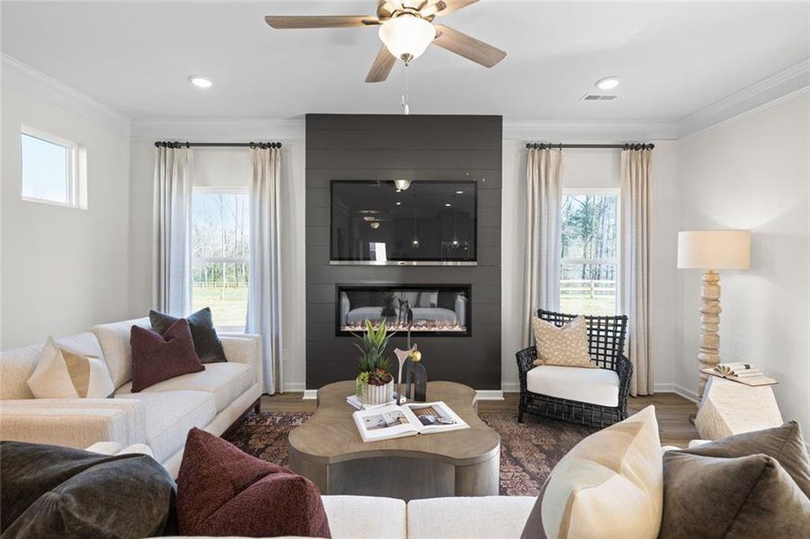 Furnished interior view inside a new home in Hillcrest Park, Ringgold (Image 12). Furnished interior view inside a new home in Hillcrest Park, Ringgold (Image 12).