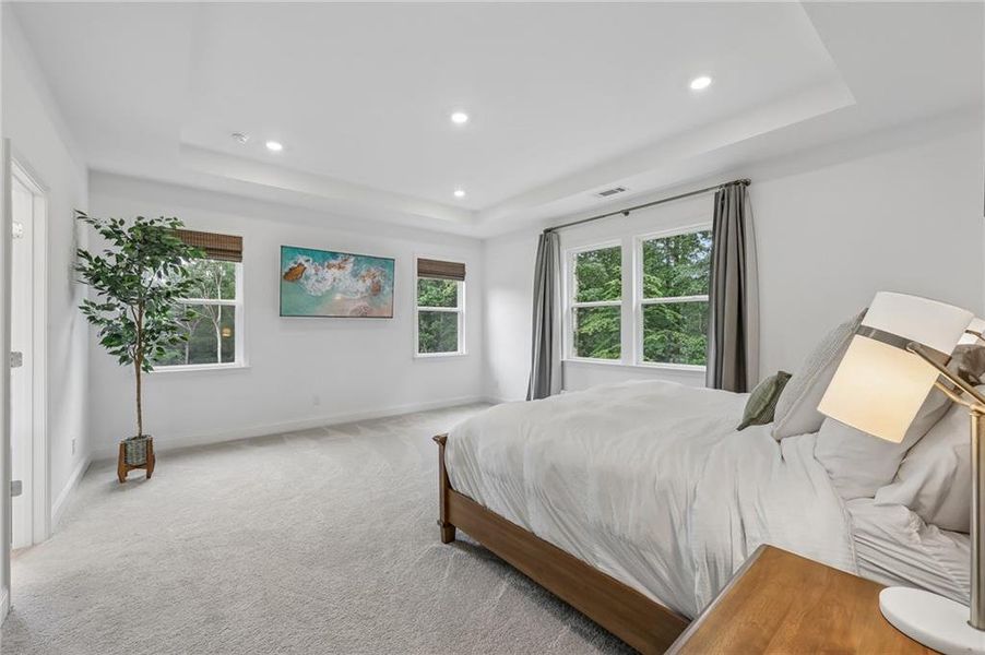 Furnished interior view inside a new home in Bailey Fence, Dacula (Image 15).