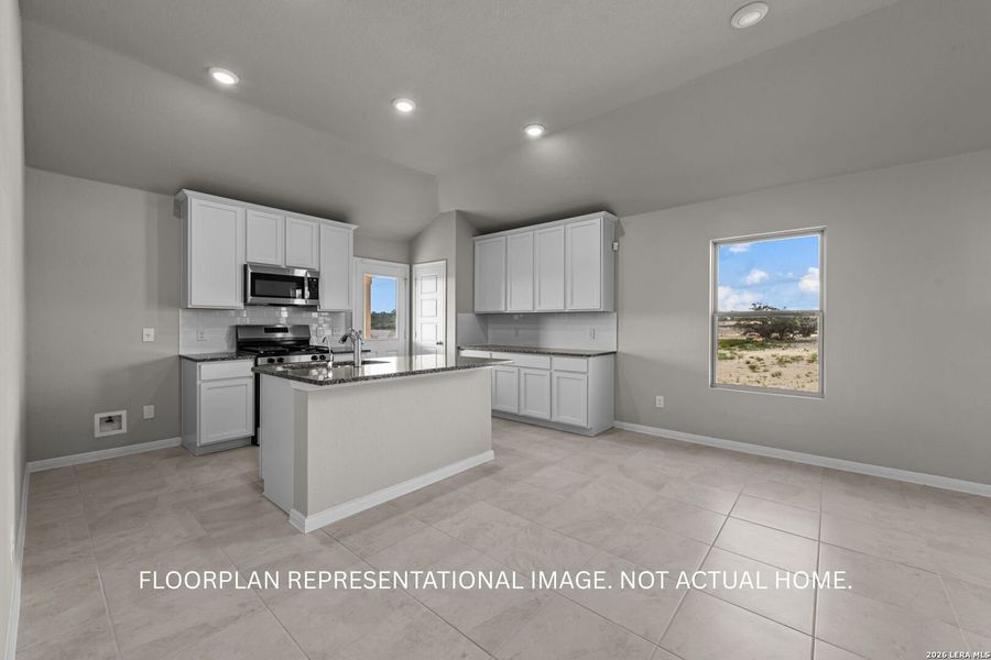 Furnished interior view inside a new home in Verano Farms, San Antonio (Image 10).