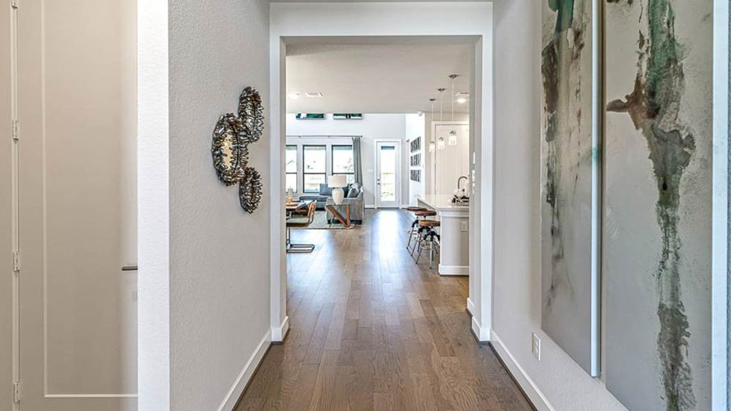 Furnished interior view inside a new home in Trillium, Richmond (Image 8).
