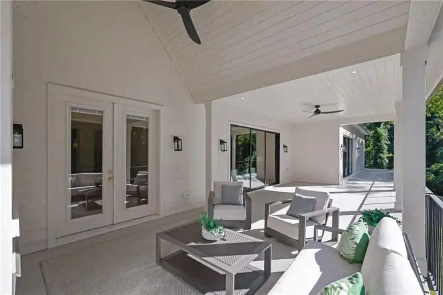 Exterior details and patio area of a home in , Sandy Springs (Image 35).