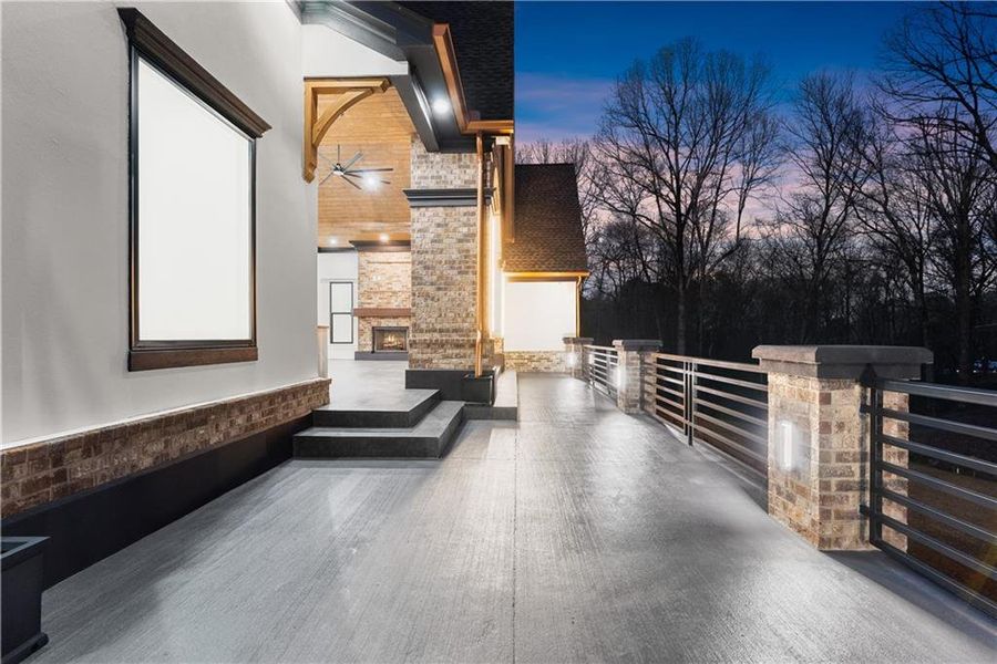 Exterior details and patio area of a home in , Loganville (Image 41). Exterior details and patio area of a home in , Loganville (Image 41).