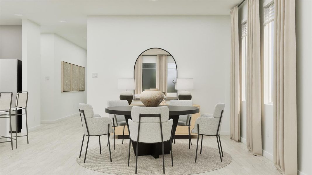 Furnished interior view inside a new home in River Bridge Ranch, San Marcos (Image 26).