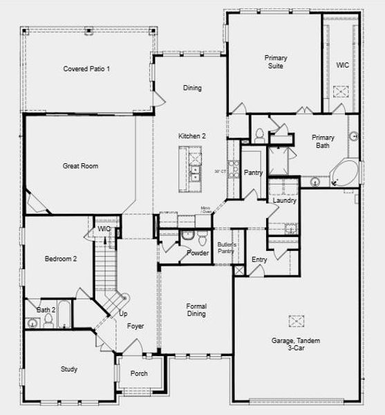 Additional Highlights Include: Shower/mud set at bath 2, 8' interior doors at second floor, and direct vent fireplace at great room.