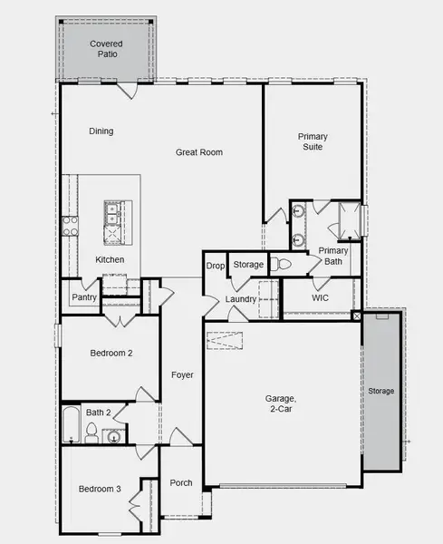 Additional Highlights Include: 5' garage side storage. Additional Highlights Include: 5' garage side storage.