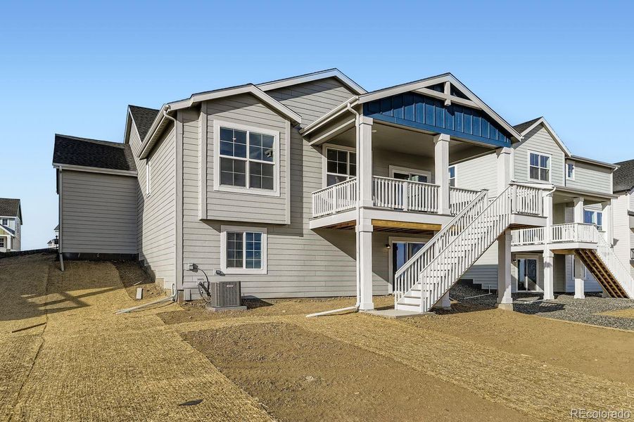 Exterior details and patio area of a home in Independence: The Pioneer Collection, Elizabeth (Image 2).