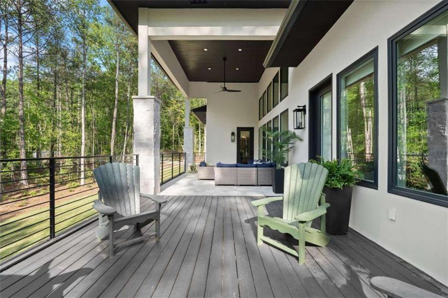 Exterior details and patio area of a home in , Whitesburg (Image 29).