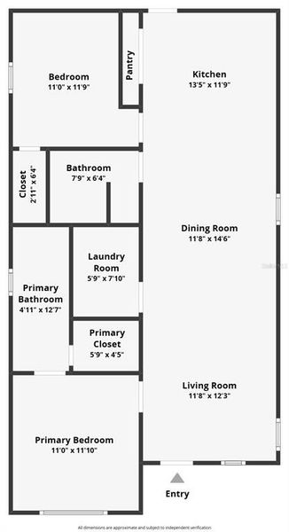 2D floor plan layout of this home in , Sanford, FL (Image 4).