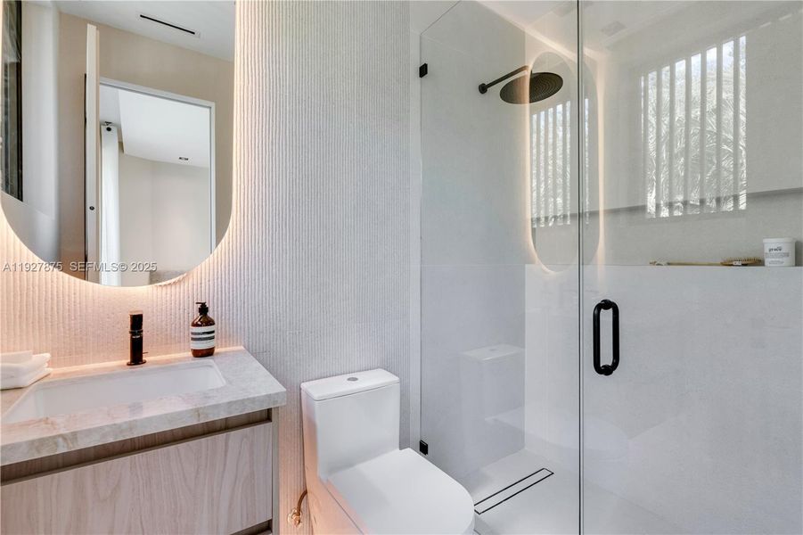 Furnished interior view inside a new home in , Miami (Image 46).