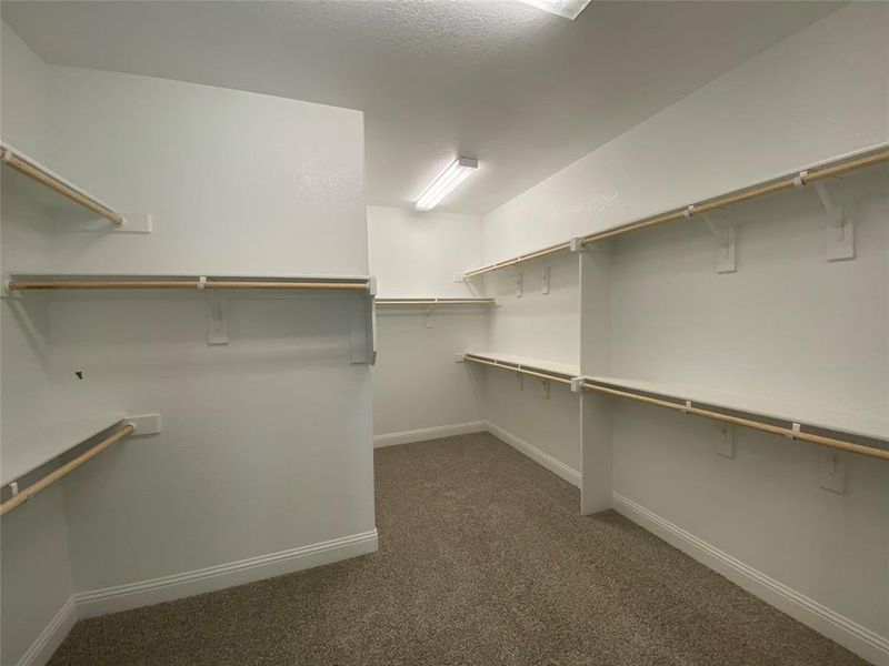 Massive master closet