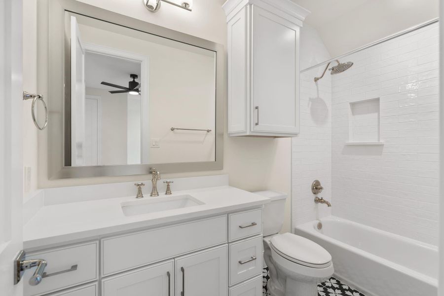 Furnished interior view inside a new home in , Houston (Image 38).