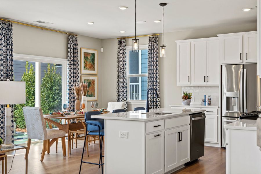 Furnished interior view inside a new home in Fincastle Glen, Shelby (Image 13).