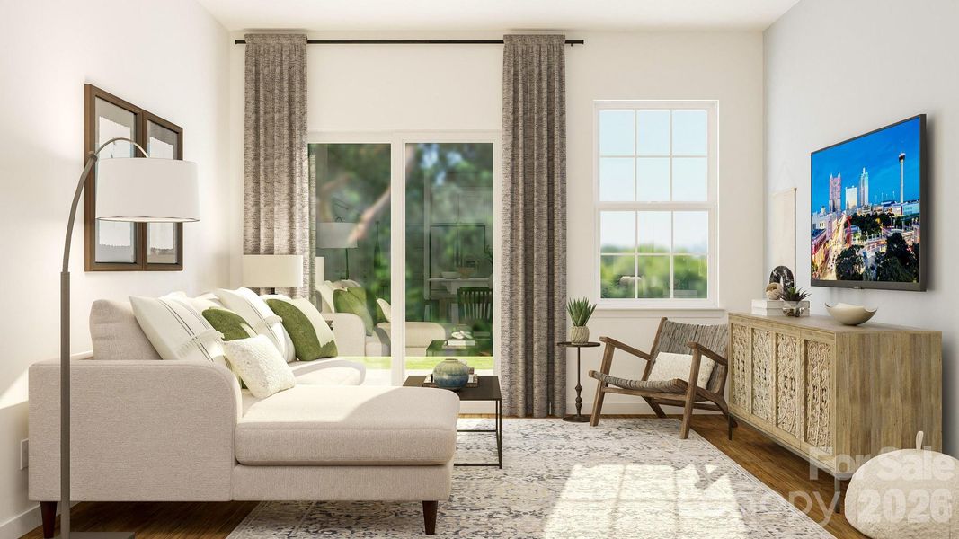 Furnished interior view inside a new home in The Vines, Charlotte (Image 5).