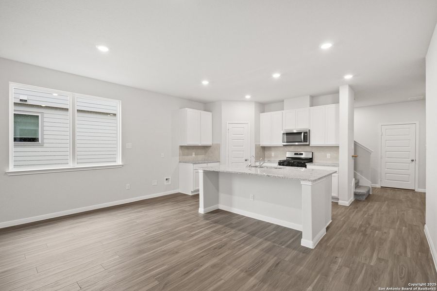Furnished interior view inside a new home in Hunters Ranch, San Antonio (Image 11). Furnished interior view inside a new home in Hunters Ranch, San Antonio (Image 11).