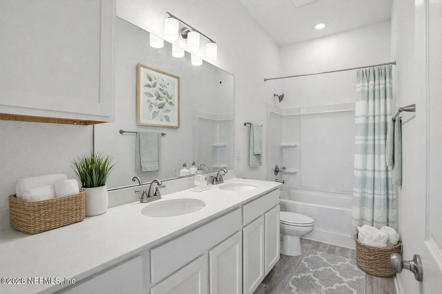 Furnished interior view inside a new home in , Jacksonville (Image 16).