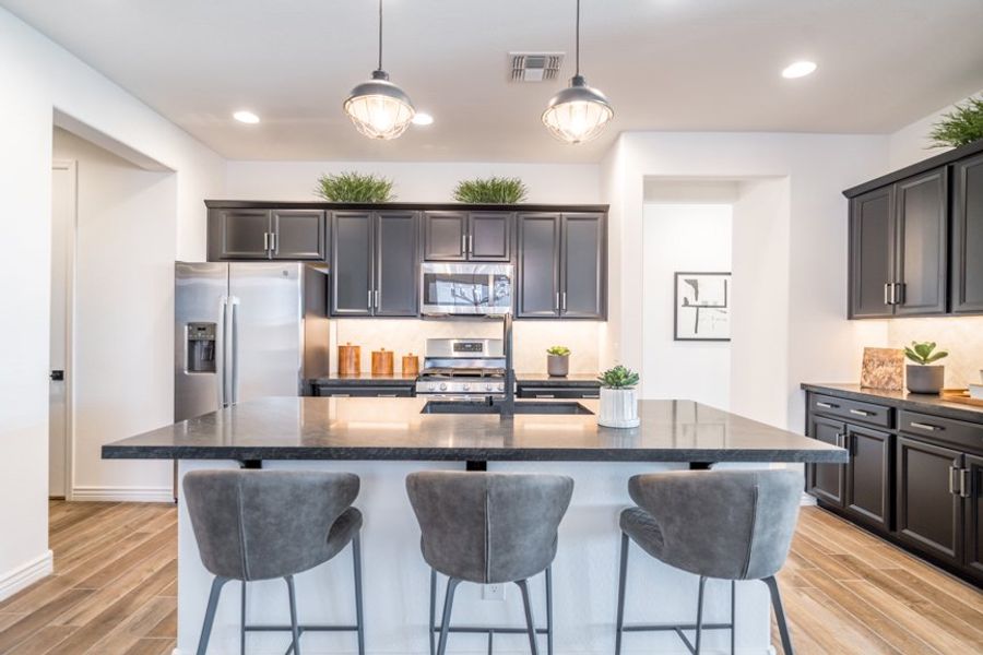 Furnished interior view inside a new home in Hawes Crossing, Mesa (Image 9).
