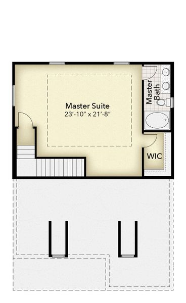 2D floor plan layout for the Plan 1777 by Adams Homes in Rolling Hills, Bell, FL (Image 4).