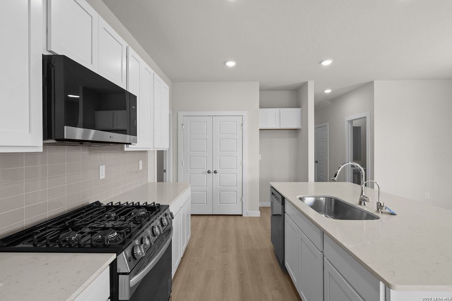 Furnished interior view inside a new home in Summerlin, San Antonio (Image 12).