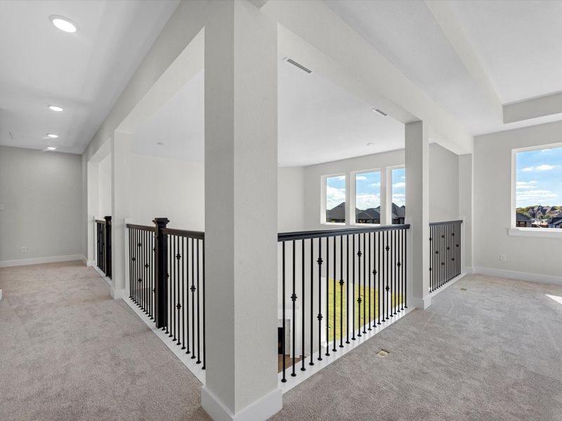 Spacious, unfurnished interior of a new home in Dunham Pointe 60′, Cypress (Image 29).