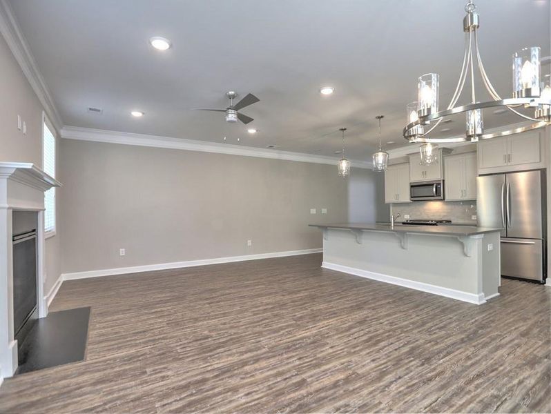 Spacious, unfurnished interior of a new home in East Park Village, Kennesaw (Image 35).