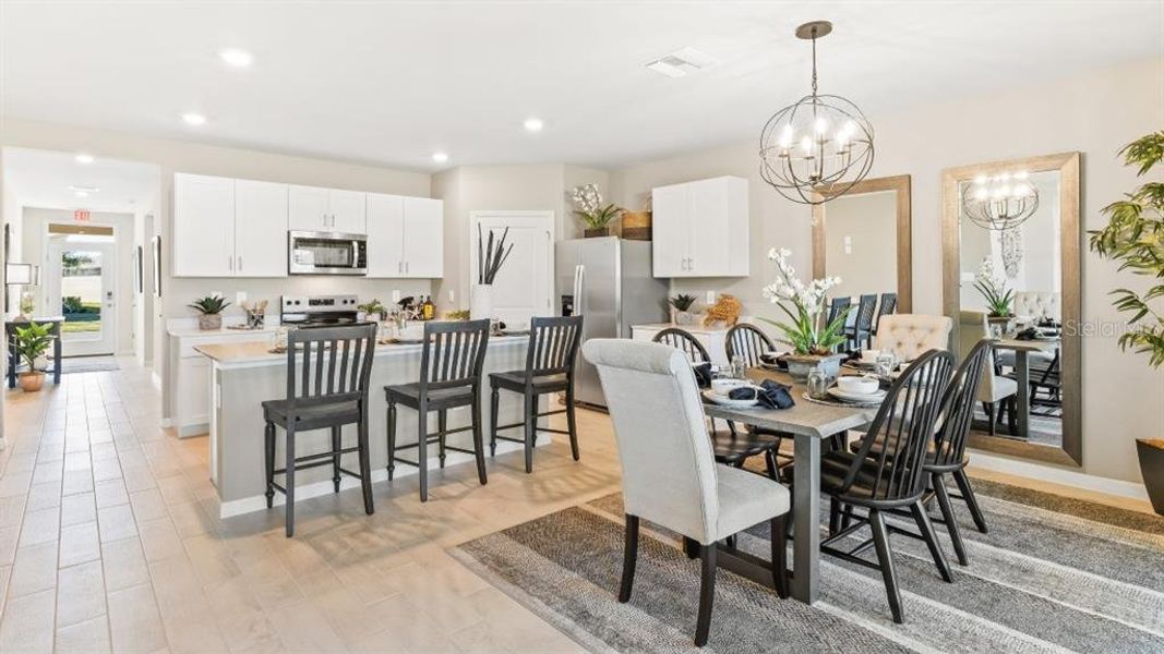Furnished interior view inside a new home in Central Parc, North Port (Image 6).