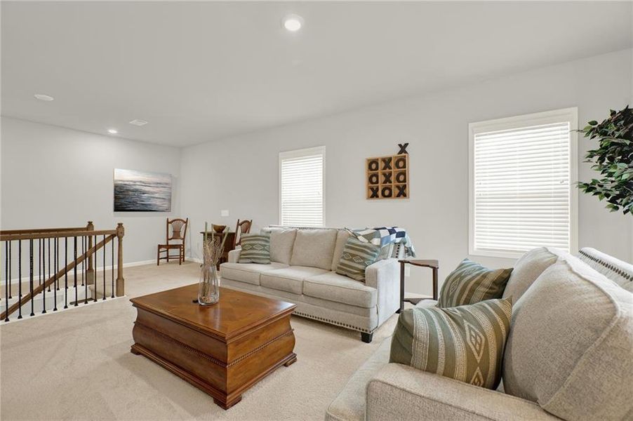Furnished interior view inside a new home in , Flowery Branch (Image 14).