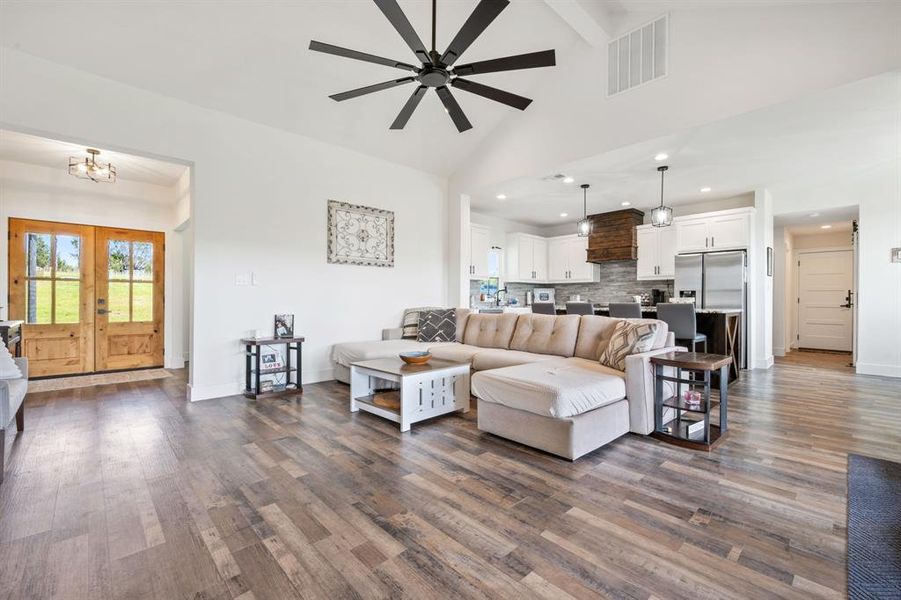 Furnished interior view inside a new home in , Bluff Dale (Image 5).