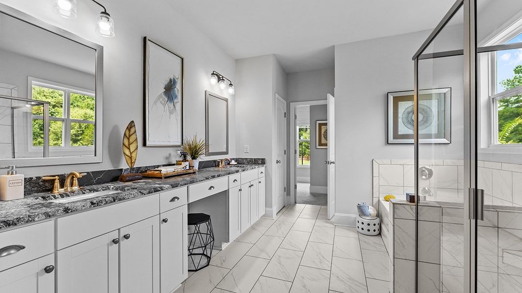 Furnished interior view inside a new home in Genesee, Newnan (Image 46).