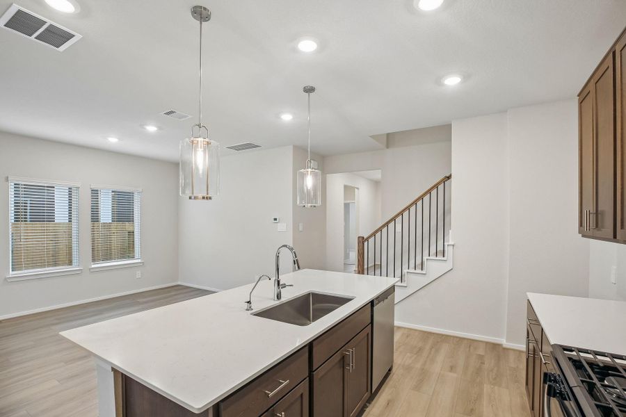 Furnished interior view inside a new home in Landing Meadows - Premier Series, New Caney (Image 5).