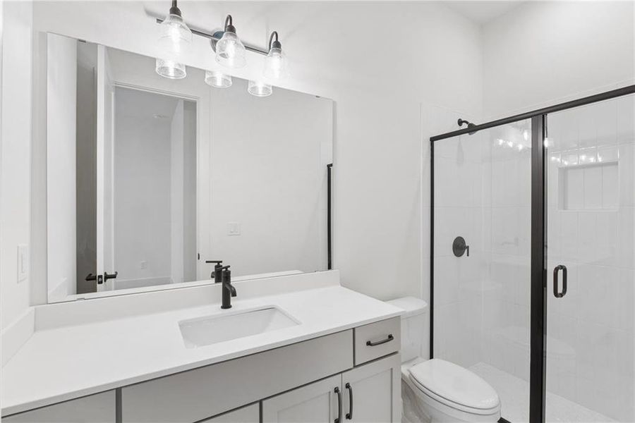 Furnished interior view inside a new home in , Gainesville (Image 8).