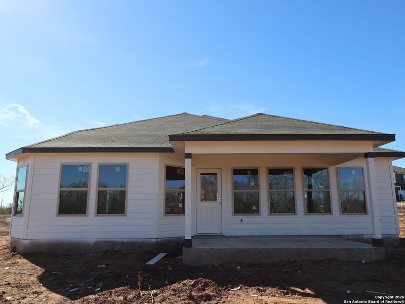 In-progress construction of a new home in Chaparral Ranch, Floresville, TX (Image 30).