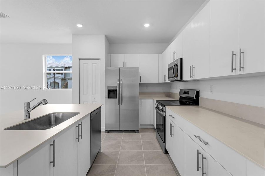 Furnished interior view inside a new home in , Florida City (Image 9).