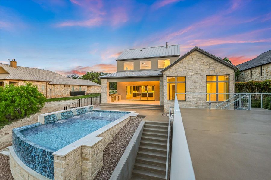 Exterior details and patio area of a home in , Horseshoe Bay (Image 29).