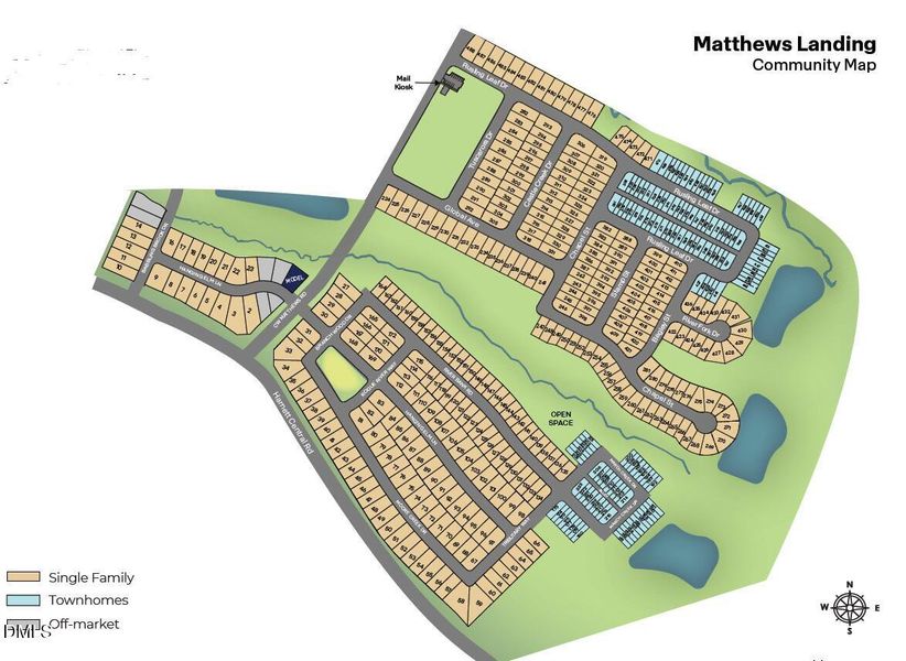 Matthews Landing Site Map