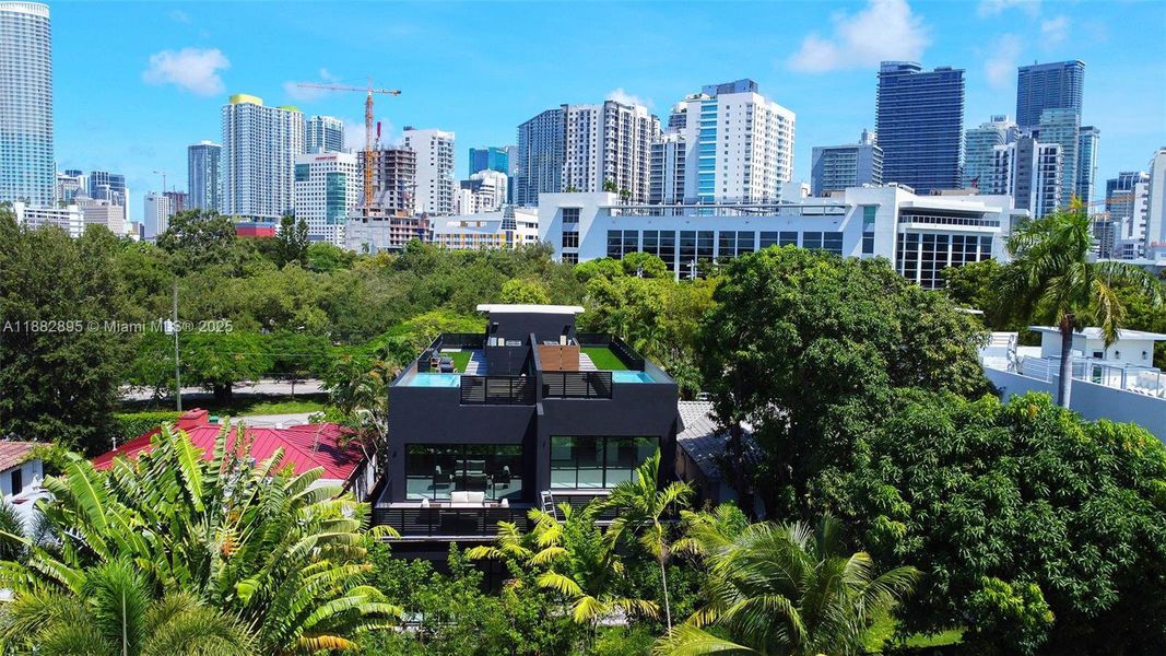 Front exterior of a new home in , Miami, FL, highlighting curb appeal (Image 27).